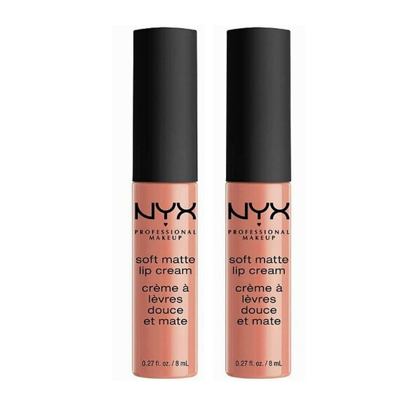 TWO New NT NYX Buenos Aires Coral Peach Pink Cream Lipstick Lip Paint - Picture 1 of 4